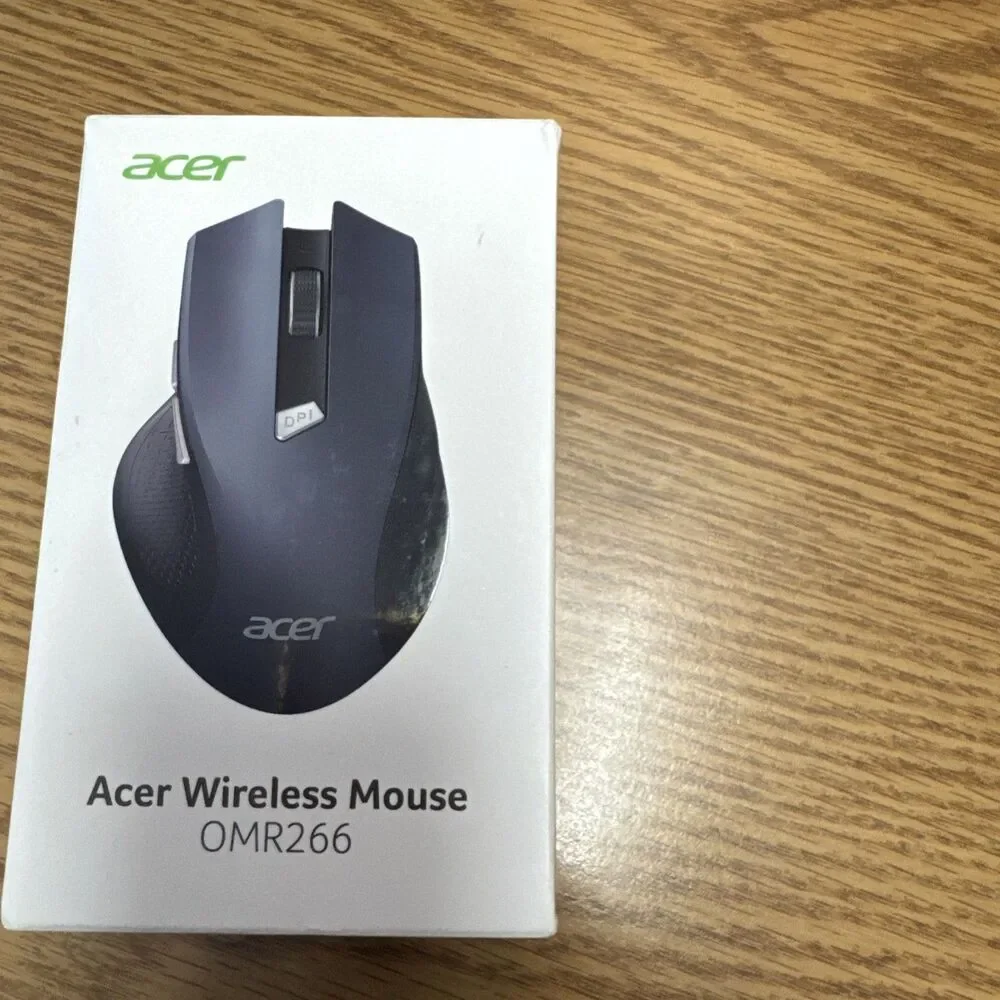 acer Wireless Mouse OMR266 for Laptop, 2.4GHz Computer 3 Adjustable DPI Black